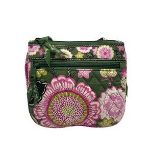 Vera Bradley Multicolor Fabric Olivia Pink Saddle Hipster Bag